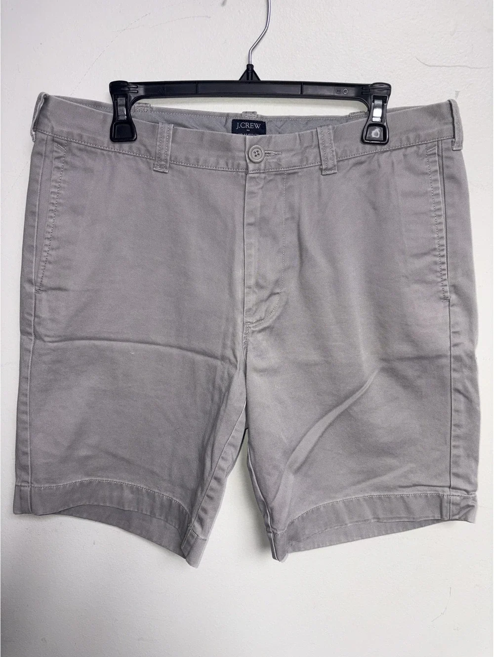 J.Crew Men's Gray Cotton Chino Shorts Size 16